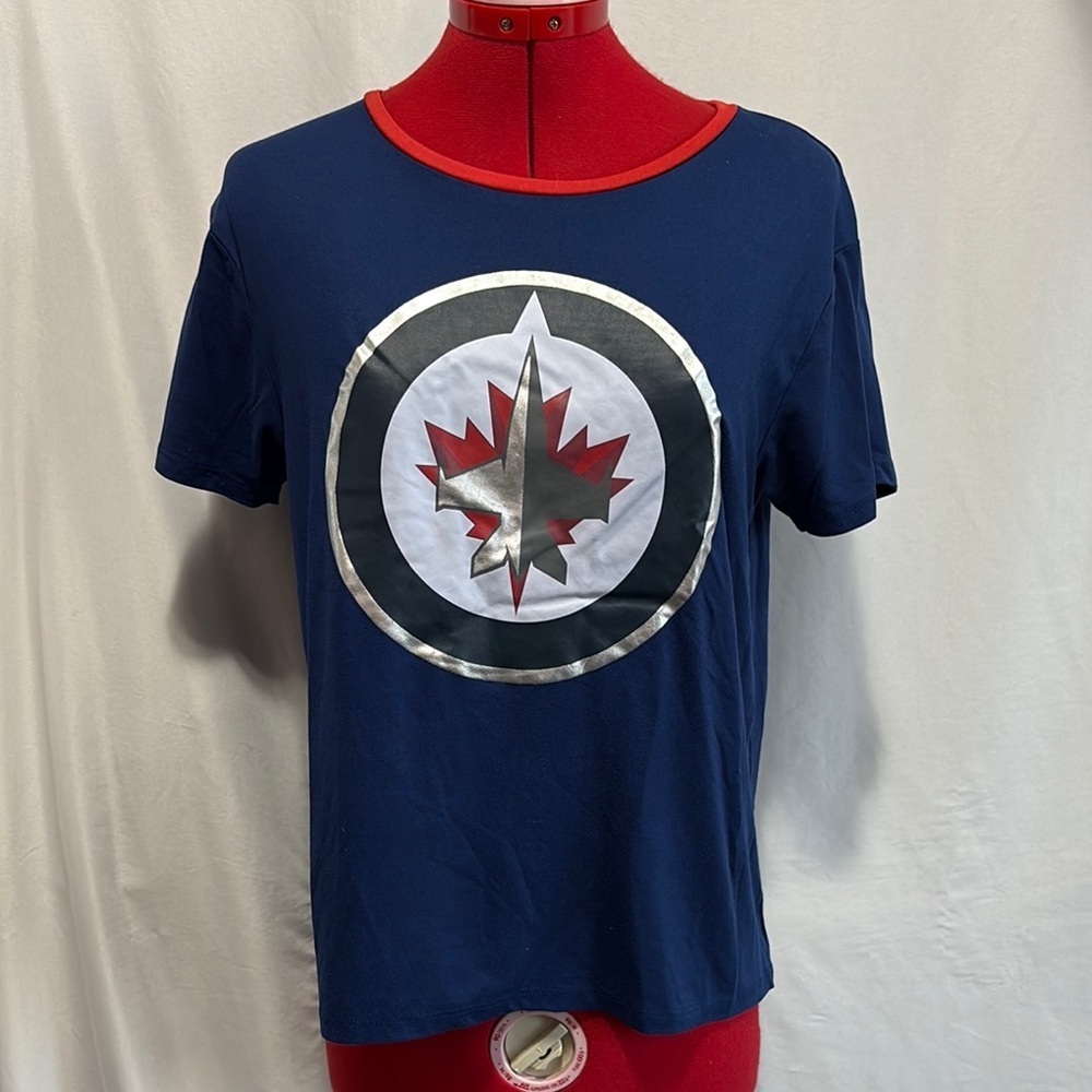 NHL Winnipeg Jets Blue Short Sleeve Tee SM408